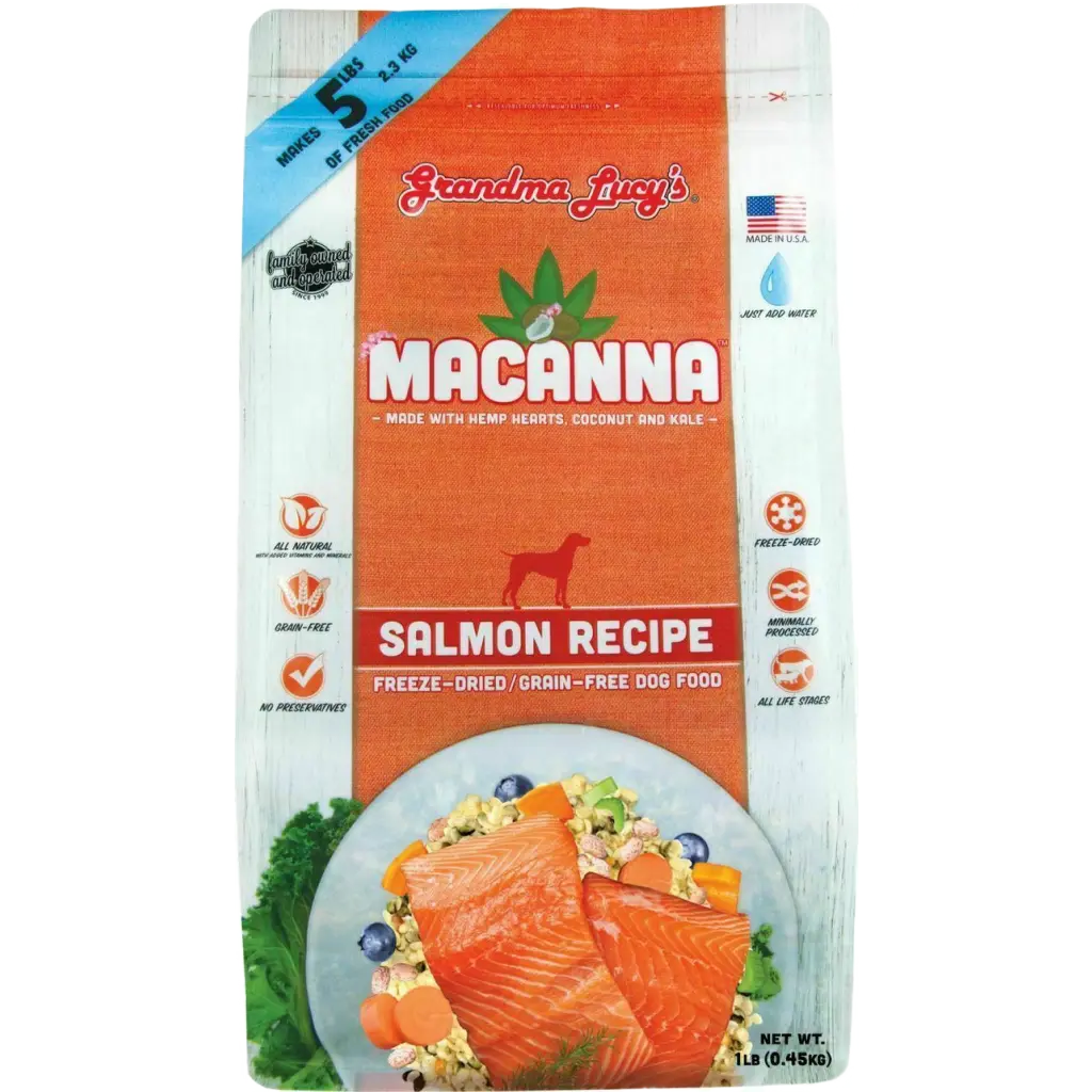 GL MACANNA SALMON RECIPE DOG FOOD 1LB