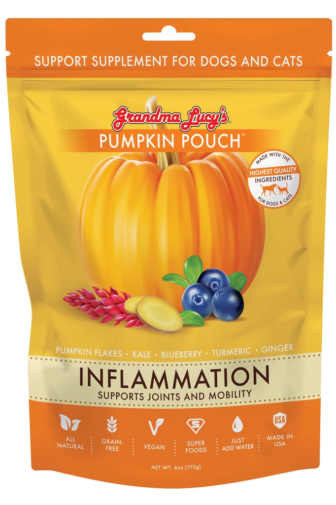 GL PUMPKIN POUCH INFLAMMATION 6OZ