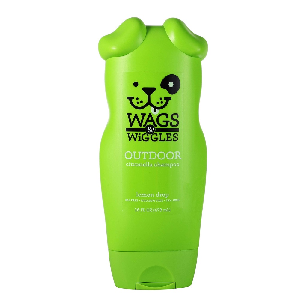 WAGS & WIGGLES OUTDOOR DOG SHAMPOO 16OZ