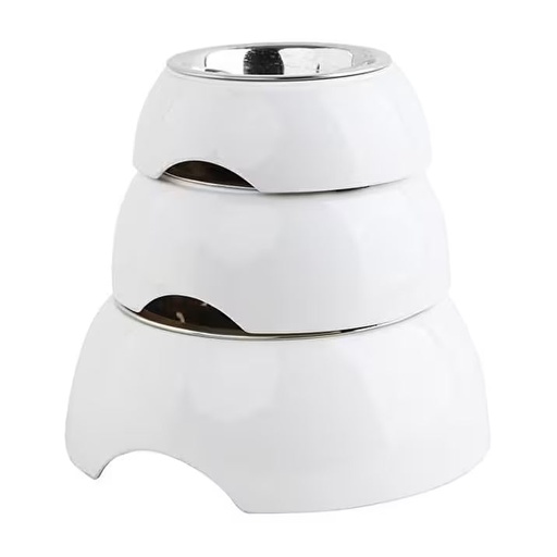 [8886467510335] PLATO PARA MASCOTA MELAMINA-ACERO LARGE