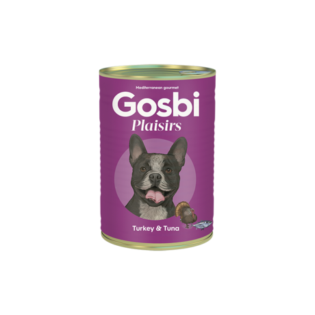 [71355] GOSBI PLAISIRS TURKEY & TUNA 400G