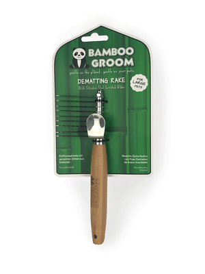 [BG DEMAT SMMD] BAMBOO GROOM DEMATTING RAKE SMALL/MEDIUM