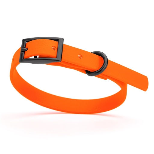 [N0481-4] DOGLINE NYLON COLLAR SMALL ORANGE