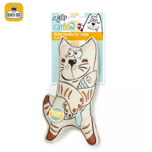 [2867] CATOON-KICKER SNEAKY CAT - BEIGE