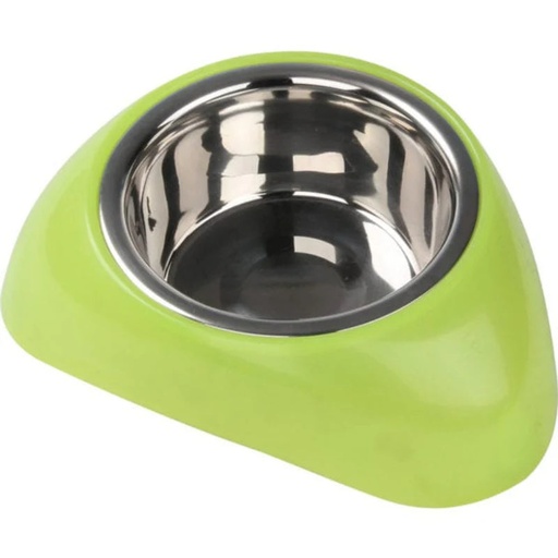 [11022] STAINLESS STEEL BOWL W/PLASTIC STAND M-750ML