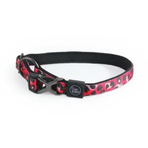 [7052] DOG COLLAR - LEOPARD-L