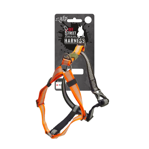 [7028] DOG NON-PULL HARNESS - TANGERINE-XL