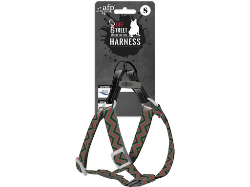 [7068] DOG  STEP-IN HARNESS - CHEVRON L