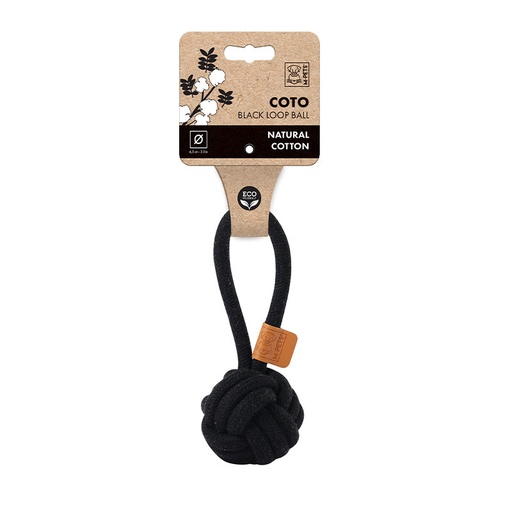 [10647008] COTO Black Loop Ball 6.5 cm