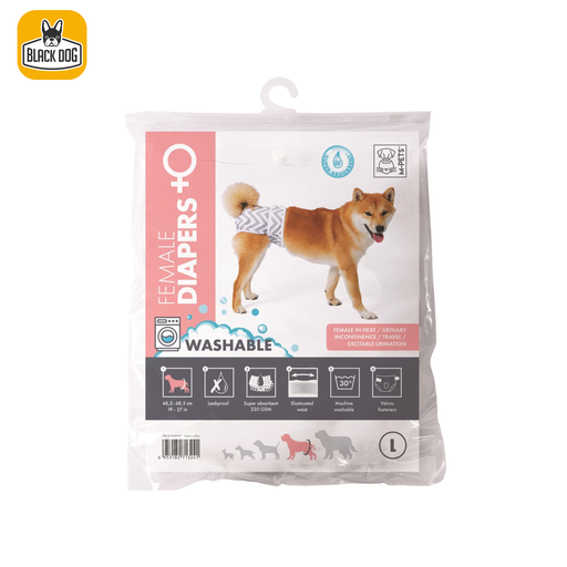 [10169199] Female Dog Washable Diaper L