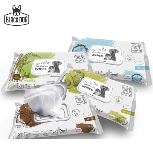 [60102099] Pet Cleaning Wipes Anti-bacterial - MAXI PACK
20 x 15 cm - 80 pcs