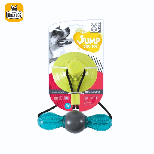 [10641599] JUMP Dog Toys with Suction Cup - Double Stick
