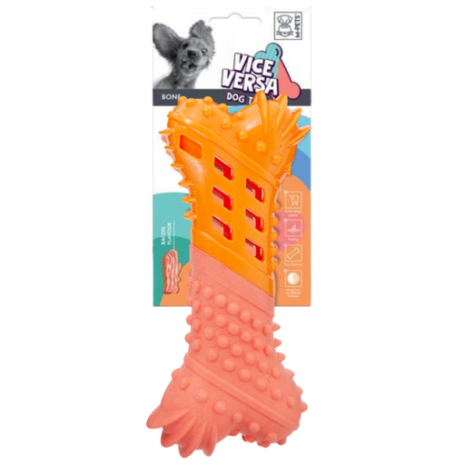 [10645799] Vice Versa Dog Toy Bone - Bacon scent