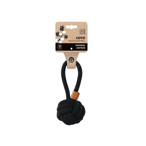 [10647108] COTO Black Loop Ball 8 cm