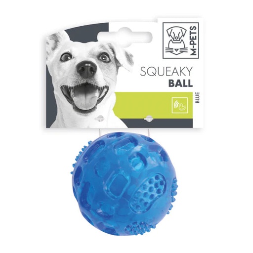[10608599] SQUEAKY Ball Blue - Ø 6.3 cm