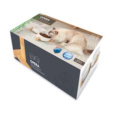 [10553699] OPERA Ceramic Bowls with Bamboo Stand 2x350 ml - White