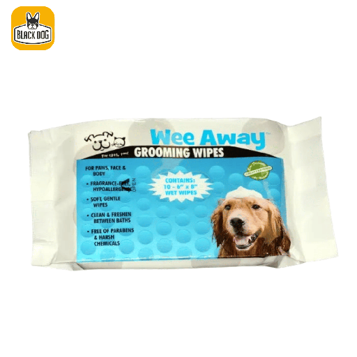 [L10147T-B10] HYPOALLERGENIC WEE AWAY GROOMING WIPES TRAVEL