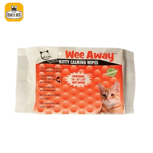 [L10152T-B10] WEE AWAY KITTY CALMING WIPES