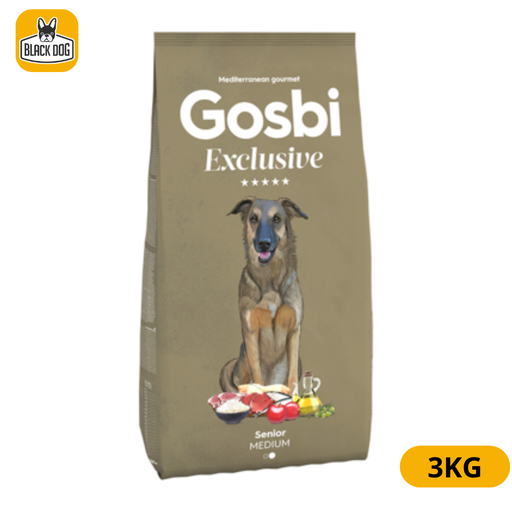 [00957] GOSBI EXCLUSIVE SENIOR MEDIUM 3 KG