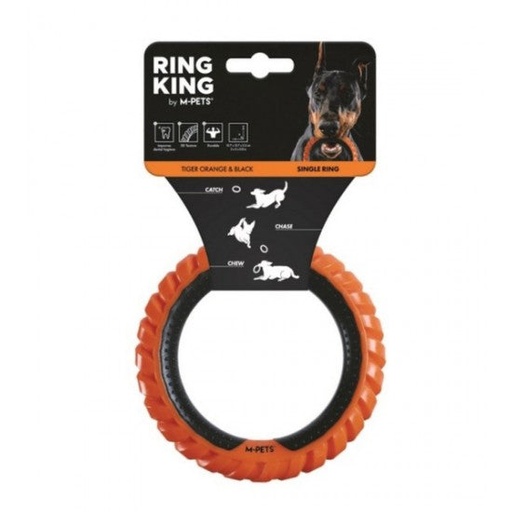 [10660599] RING KING Orange & Black Single