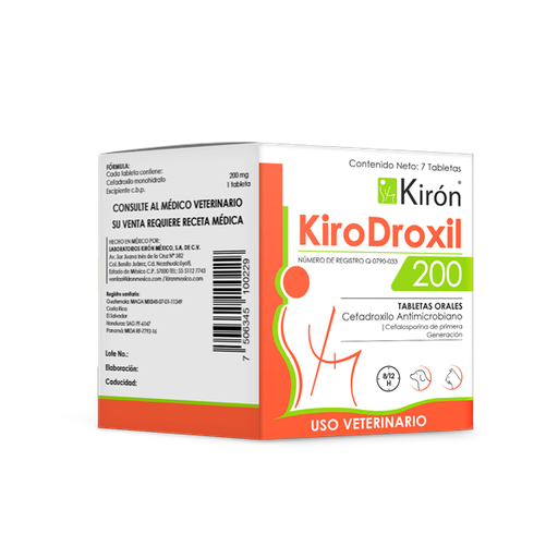[LKM072] KIRODROXIL 200 - CEFALOSPORINA 1RA GEN.
