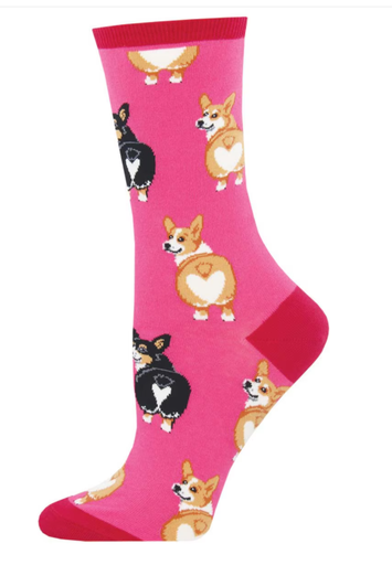 [WNC1595-PNK] CORGI BUTT - PINK - 9-11 