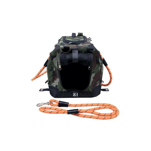 [10703699] REMIX Travel Carrier 2 in 1 with Leash/Shoulder Belt - Camouflage & Orange