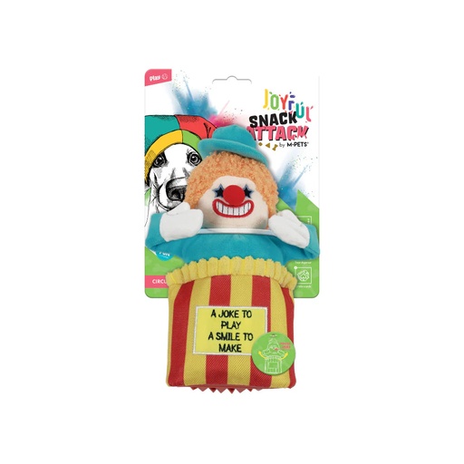 [10659499] Joyful Snack Attack Dog Toy - Circus