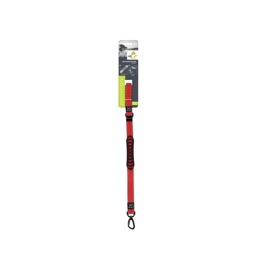 [10827599] Flex Pro Multifunctional Dog Leash - Red