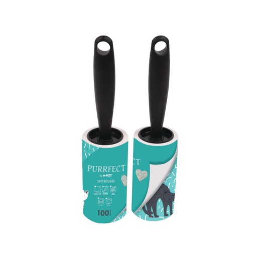 [10127899] Purrfect Lint Rollers Green 100 Sheets