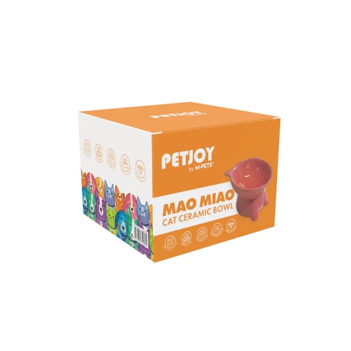 [20502399] PETJOY MaoMiao Ceramic Bowl - Brown 200ml