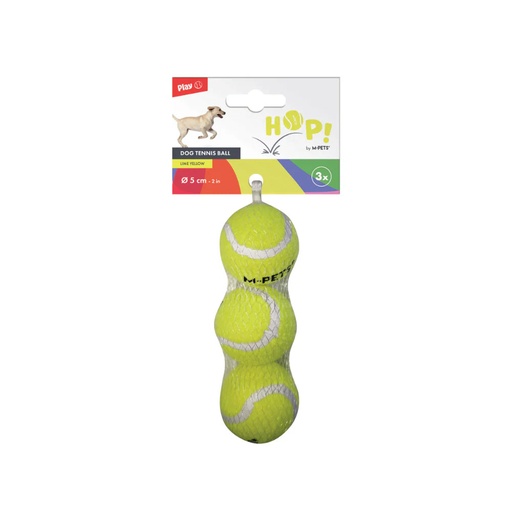 [10670599] HOP Tennis Ball Yellow set 5 cm - 3 pcs
