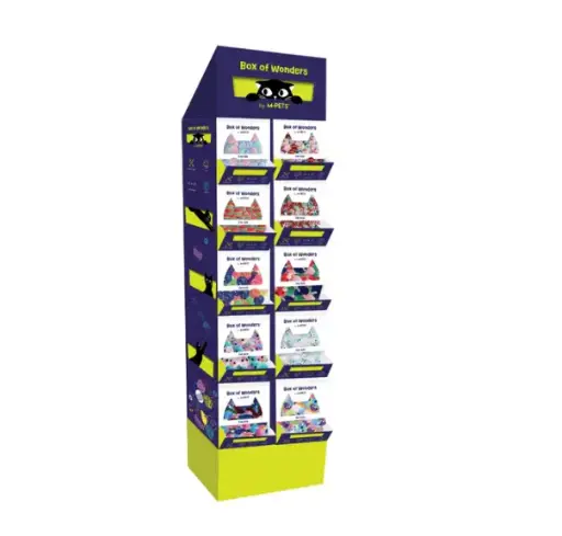 [20602799] Wonders Cat toy display 170 x 43 x 46 cm - 10 display boxes of various 950 cat toys