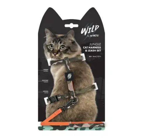 [20801899] WILD Jungle Cat harness & leash Set