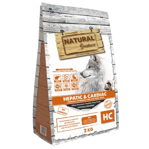 [ASQ23DH02] VET DIET HEPATIC & CARDIAC NG DOG 2 KG