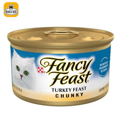 [387-0063] FANCY FEAST CHUNKY TURKEY FEAST 85G