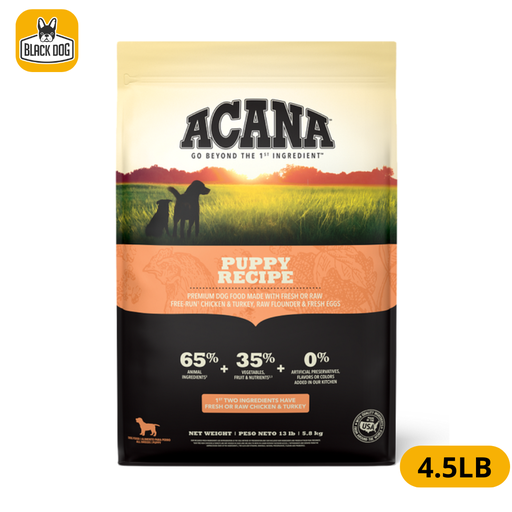 [064992506452] ACANA DOG HERITAGE PUPPY & JUNIOR 4.5LBS
