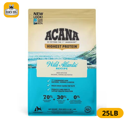 [064992521257] ACANA DOG WILD ATLANTIC 25LB