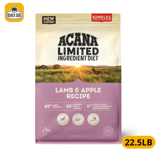 [064992713935] ACANA DOG SINGLES LAMB & APPLE 22.5LB